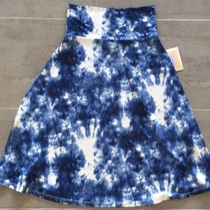 NWT LuLaRoe azure skirt!!! Size xs